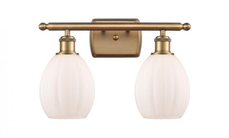 Eaton - 2 Light - 16 inch - Brushed Brass - Bath Vanity Light (3442|516-2W-BB-G81)