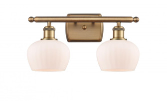 Fenton - 2 Light - 17 inch - Brushed Brass - Bath Vanity Light (3442|516-2W-BB-G91)