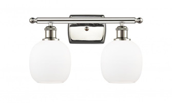Belfast - 2 Light - 16 inch - Polished Nickel - Bath Vanity Light (3442|516-2W-PN-G101)