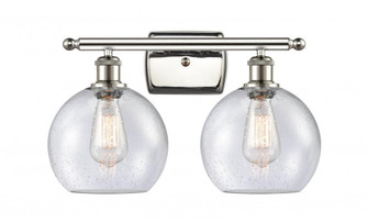 Athens - 2 Light - 18 inch - Polished Nickel - Bath Vanity Light (3442|516-2W-PN-G124)