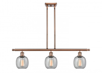 Belfast - 3 Light - 36 inch - Antique Copper - Stem hung - Island Light (3442|516-3I-AC-G104)