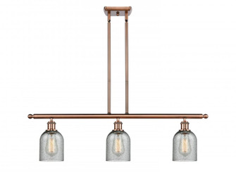 Caledonia - 3 Light - 36 inch - Antique Copper - Stem hung - Island Light (3442|516-3I-AC-G257)