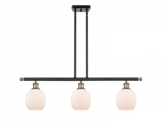 Belfast - 3 Light - 36 inch - Black Antique Brass - Stem hung - Island Light (3442|516-3I-BAB-G101)