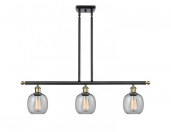Belfast - 3 Light - 36 inch - Black Antique Brass - Stem hung - Island Light (3442|516-3I-BAB-G104-LED)