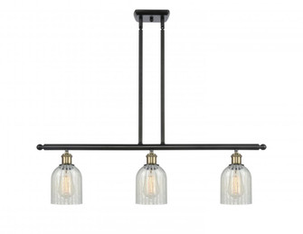 Caledonia - 3 Light - 36 inch - Black Antique Brass - Stem hung - Island Light (3442|516-3I-BAB-G2511-LED)