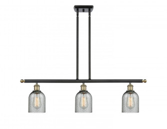 Caledonia - 3 Light - 36 inch - Black Antique Brass - Stem hung - Island Light (3442|516-3I-BAB-G257)