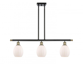 Eaton - 3 Light - 36 inch - Black Antique Brass - Stem hung - Island Light (3442|516-3I-BAB-G81)