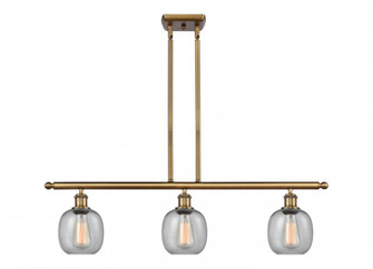 Belfast - 3 Light - 36 inch - Brushed Brass - Stem hung - Island Light (3442|516-3I-BB-G104)