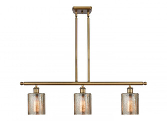 Cobbleskill - 3 Light - 36 inch - Brushed Brass - Stem hung - Island Light (3442|516-3I-BB-G116-LED)