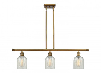 Caledonia - 3 Light - 36 inch - Brushed Brass - Cord hung - Island Light (3442|516-3I-BB-G2511)