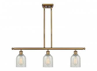 Caledonia - 3 Light - 36 inch - Brushed Brass - Stem hung - Island Light (3442|516-3I-BB-G2511-LED)