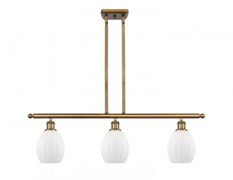 Eaton - 3 Light - 36 inch - Brushed Brass - Stem hung - Island Light (3442|516-3I-BB-G81-LED)