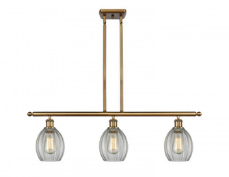 Eaton - 3 Light - 36 inch - Brushed Brass - Stem hung - Island Light (3442|516-3I-BB-G82)