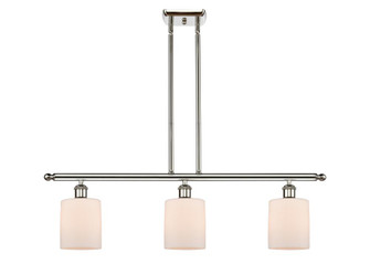 Cobbleskill - 3 Light - 36 inch - Polished Nickel - Stem hung - Island Light (3442|516-3I-PN-G111-LED)