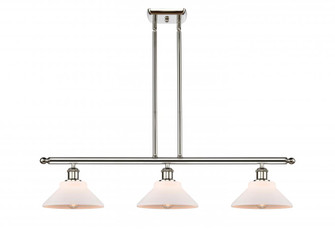 Orwell - 3 Light - 36 inch - Polished Nickel - Stem hung - Island Light (3442|516-3I-PN-G131)