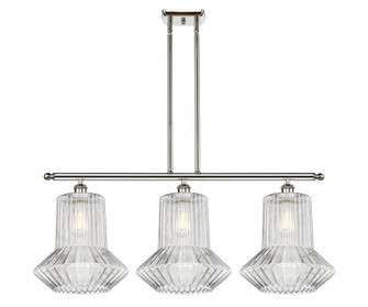 Springwater - 3 Light - 39 inch - Polished Nickel - Cord hung - Island Light (3442|516-3I-PN-G212)