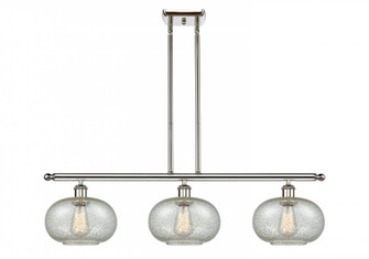 Gorham - 3 Light - 36 inch - Polished Nickel - Stem hung - Island Light (3442|516-3I-PN-G249)