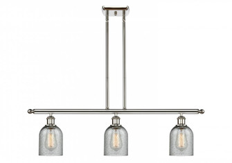 Caledonia - 3 Light - 36 inch - Polished Nickel - Stem hung - Island Light (3442|516-3I-PN-G257-LED)