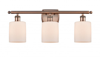 Cobbleskill - 3 Light - 25 inch - Antique Copper - Bath Vanity Light (3442|516-3W-AC-G111)