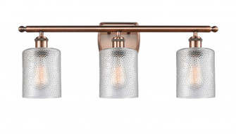 Cobbleskill - 3 Light - 25 inch - Antique Copper - Bath Vanity Light (3442|516-3W-AC-G112-LED)