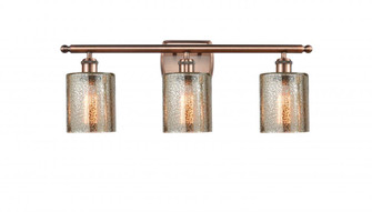 Cobbleskill - 3 Light - 25 inch - Antique Copper - Bath Vanity Light (3442|516-3W-AC-G116-LED)