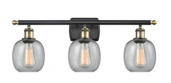 Belfast - 3 Light - 26 inch - Black Antique Brass - Bath Vanity Light (3442|516-3W-BAB-G104)