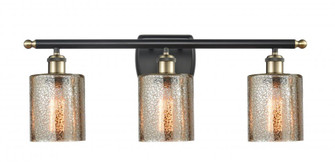 Cobbleskill - 3 Light - 25 inch - Black Antique Brass - Bath Vanity Light (3442|516-3W-BAB-G116-LED)