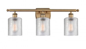 Cobbleskill - 3 Light - 25 inch - Brushed Brass - Bath Vanity Light (3442|516-3W-BB-G112)