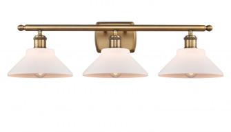Orwell - 3 Light - 28 inch - Brushed Brass - Bath Vanity Light (3442|516-3W-BB-G131-LED)