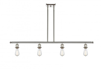 Bare Bulb - 4 Light - 48 inch - Polished Nickel - Stem hung - Island Light (3442|516-4I-PN-LED)