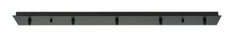5 Light Rectangular Multi Port Canopy (3442|125-BK)