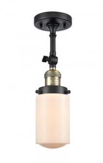 Dover - 1 Light - 5 inch - Black Antique Brass - Adjustable Semi-Flush Mount (3442|201F-BAB-G311)