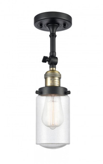 Dover - 1 Light - 5 inch - Black Antique Brass - Adjustable Semi-Flush Mount (3442|201F-BAB-G314)