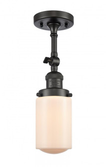 Dover - 1 Light - 5 inch - Oil Rubbed Bronze - Adjustable Semi-Flush Mount (3442|201F-OB-G311-LED)