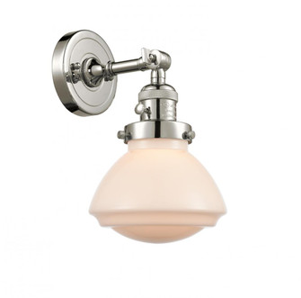 Olean - 1 Light - 7 inch - Polished Nickel - Sconce (3442|203SW-PN-G321)