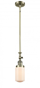 Dover - 1 Light - 5 inch - Antique Brass - Stem Hung - Adjustable Mini Pendant (3442|206-AB-G311-LED)