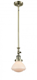 Olean - 1 Light - 7 inch - Antique Brass - Stem Hung - Adjustable Mini Pendant (3442|206-AB-G321)