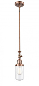 Dover - 1 Light - 5 inch - Antique Copper - Stem Hung - Mini Pendant (3442|206-AC-G312)