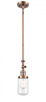 Dover - 1 Light - 5 inch - Antique Copper - Stem Hung - Adjustable Mini Pendant (3442|206-AC-G312-LED)