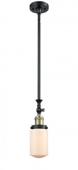 Dover - 1 Light - 5 inch - Black Antique Brass - Stem Hung - Adjustable Mini Pendant (3442|206-BAB-G311-LED)
