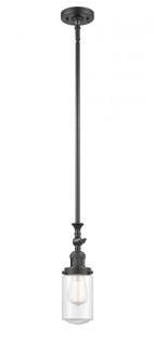 Dover - 1 Light - 5 inch - Oil Rubbed Bronze - Stem Hung - Adjustable Mini Pendant (3442|206-OB-G312)