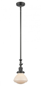 Olean - 1 Light - 7 inch - Oil Rubbed Bronze - Stem Hung - Adjustable Mini Pendant (3442|206-OB-G321-LED)
