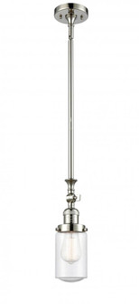 Dover - 1 Light - 5 inch - Polished Nickel - Stem Hung - Adjustable Mini Pendant (3442|206-PN-G314)