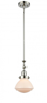 Olean - 1 Light - 7 inch - Polished Nickel - Stem Hung - Adjustable Mini Pendant (3442|206-PN-G321-LED)