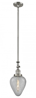 Geneseo - 1 Light - 7 inch - Brushed Satin Nickel - Stem Hung - Adjustable Mini Pendant (3442|206-SN-G165-LED)