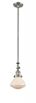Olean - 1 Light - 7 inch - Brushed Satin Nickel - Stem Hung - Adjustable Mini Pendant (3442|206-SN-G321)