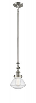 Olean - 1 Light - 7 inch - Brushed Satin Nickel - Stem Hung - Adjustable Mini Pendant (3442|206-SN-G324)