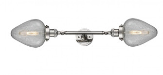 Geneseo - 2 Light - 7 inch - Polished Nickel - Adjustable Bath Vanity Light (3442|208L-PN-G165-LED)