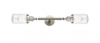 Dover - 2 Light - 5 inch - Brushed Satin Nickel - Adjustable Bath Vanity Light (3442|208L-SN-G312-LED)