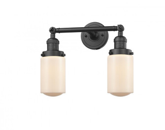 Dover - 2 Light - 14 inch - Oil Rubbed Bronze - Adjustable Bath Vanity Light (3442|208-OB-G311)